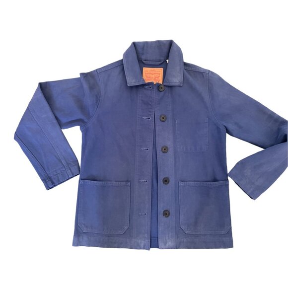 Levi Strauss Blue Chore Jacket - slight distressed - Picture 1 of 5